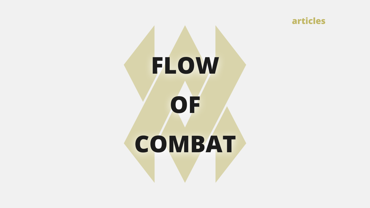Flow of combat article background